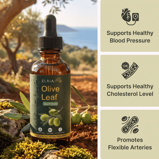 Elaia™ Olive Leaf Extract Drops - 150mg Oleuropein